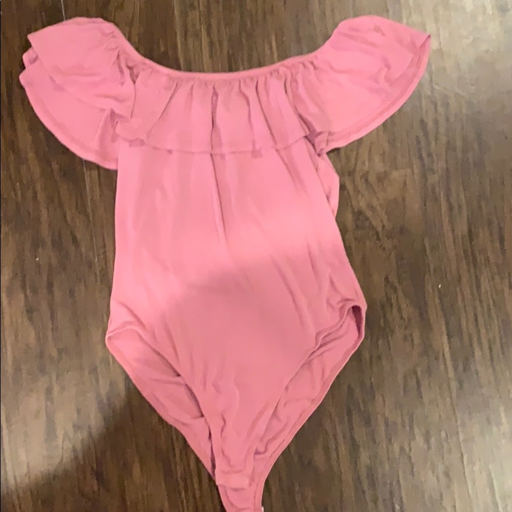 Off the shoulder body suit